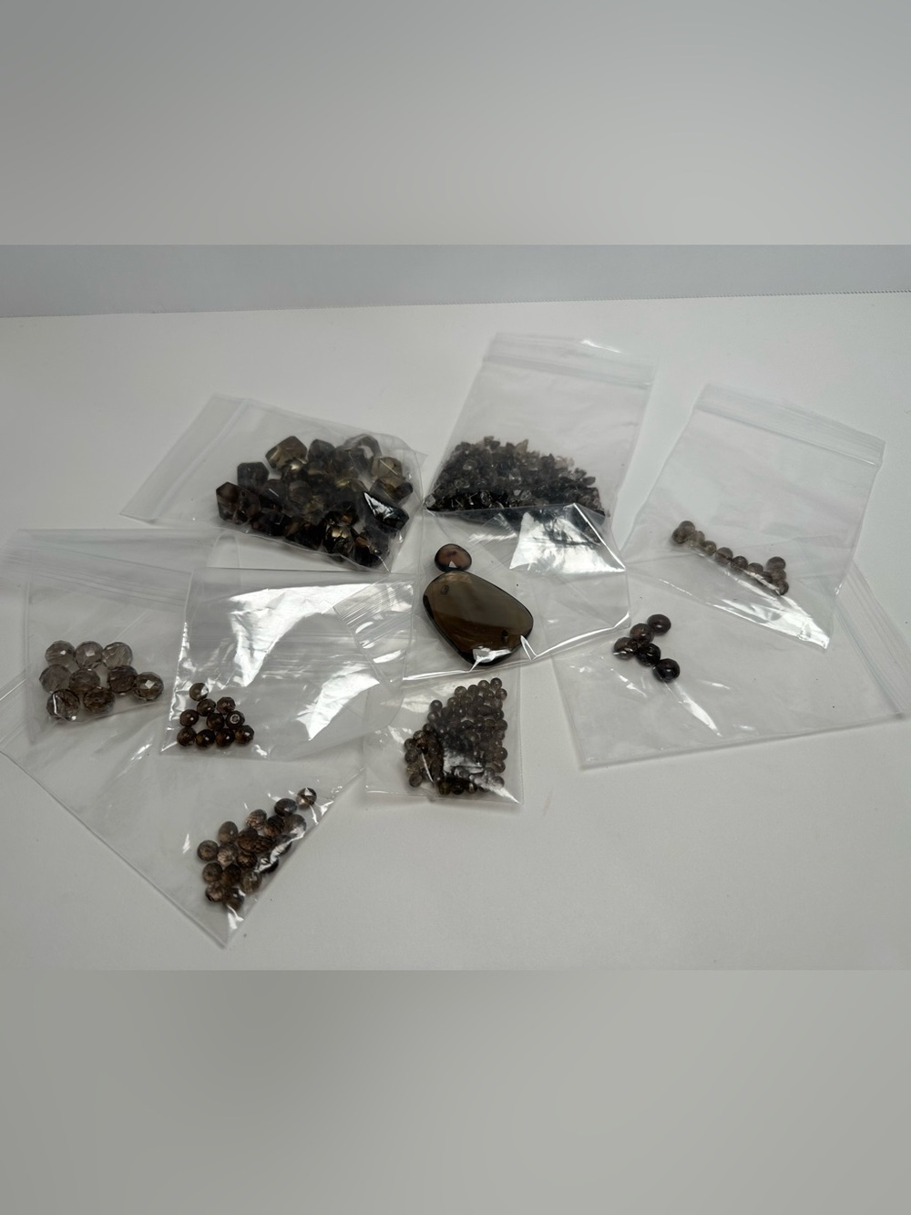 Smoky Quartz Gemstones & Pendant Gemstone Brown